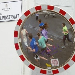 Running tour in Ghent from a different angle